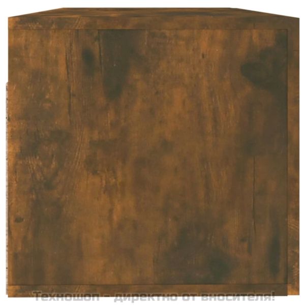Стенен шкаф, опушен дъб, 100x36,5x35 см, инженерно дърво