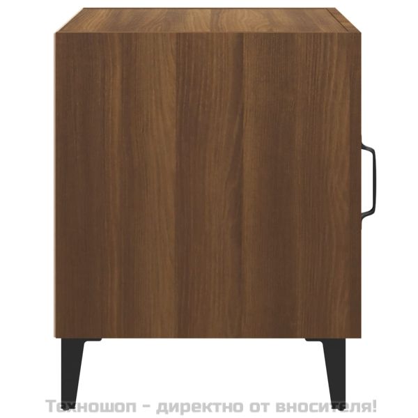 Нощно шкафче, Кафяв дъб, инженерно дърво