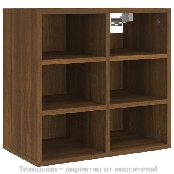 Шкафове за обувки, 2 бр, Кафяв дъб, 52,5x30x50 см