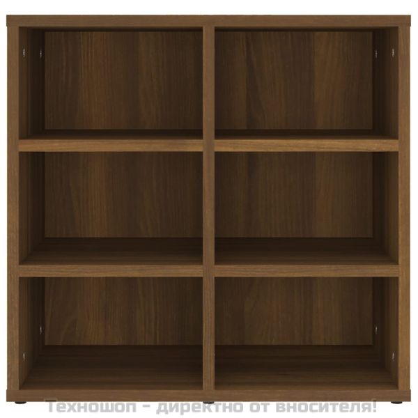 Шкафове за обувки, 2 бр, Кафяв дъб, 52,5x30x50 см