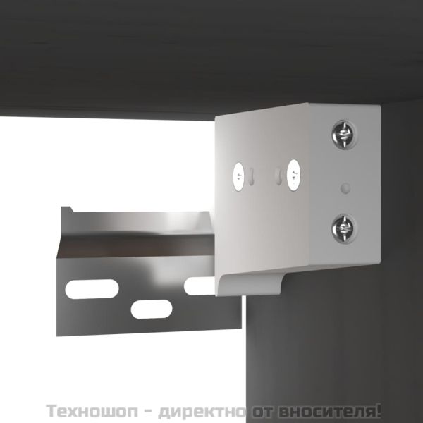 Стенни шкафове, 2 бр, сиви, 31,5x30x30 см, бор масив