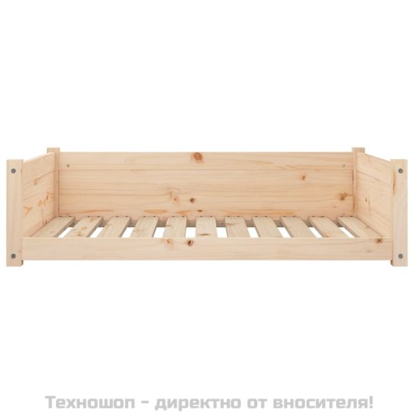 Кучешко легло, 95,5x65,5x28 см, борово дърво масив