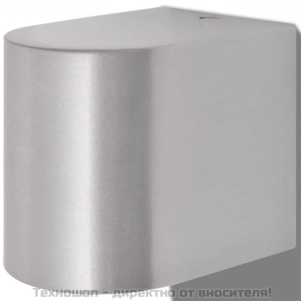 Външни LED прожектори за стена, обли, насочени надолу, 2 бр