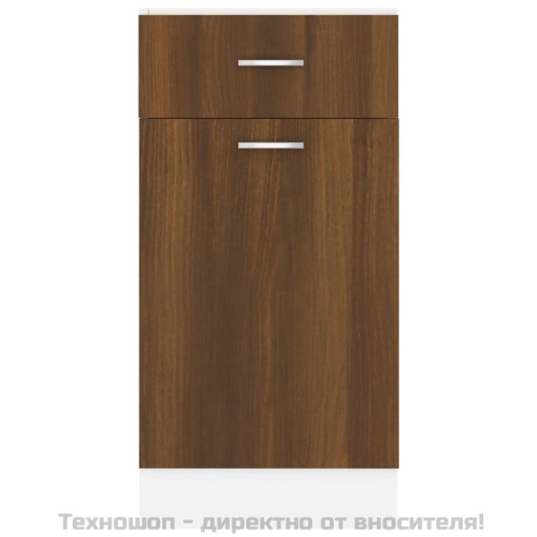 Шкаф с чекмеджета "Lyon", кафяв дъб, 40x46x81,5 см, инженерно дърво