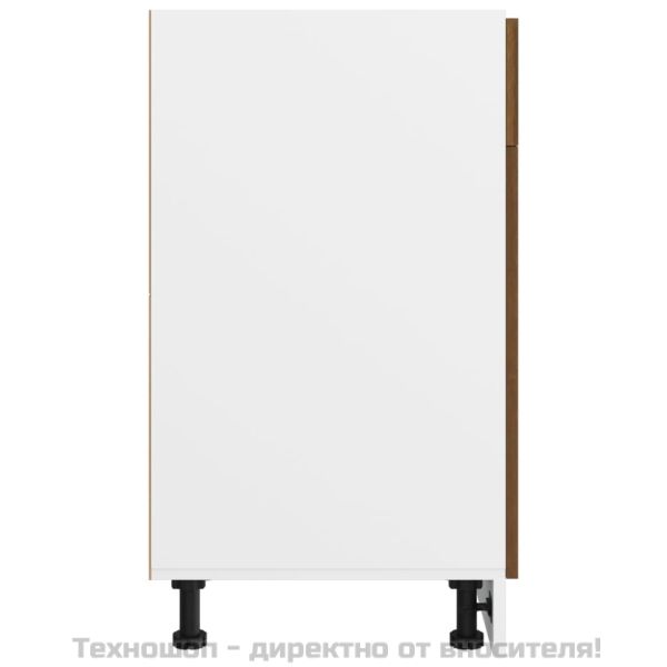 Шкаф с чекмеджета "Lyon", кафяв дъб, 40x46x81,5 см, инженерно дърво