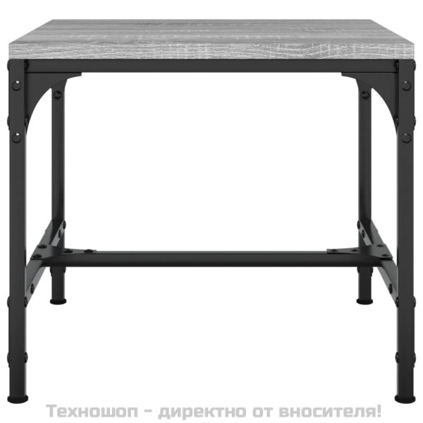 Странична маса, cив сонома, 40x40x35 см, инженерно дърво