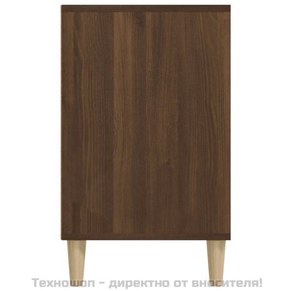 Шкаф за обувки, кафяв дъб, 102x36x60 см, инженерно дърво