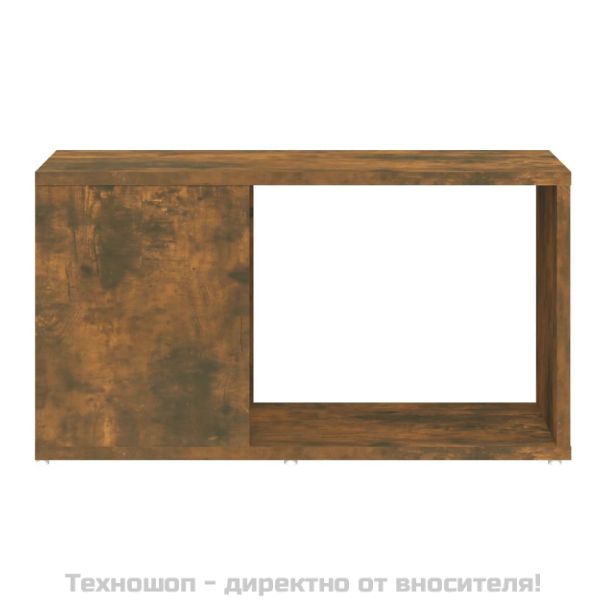 ТВ шкаф, опушен дъб, 60x24x32 см, инженерно дърво