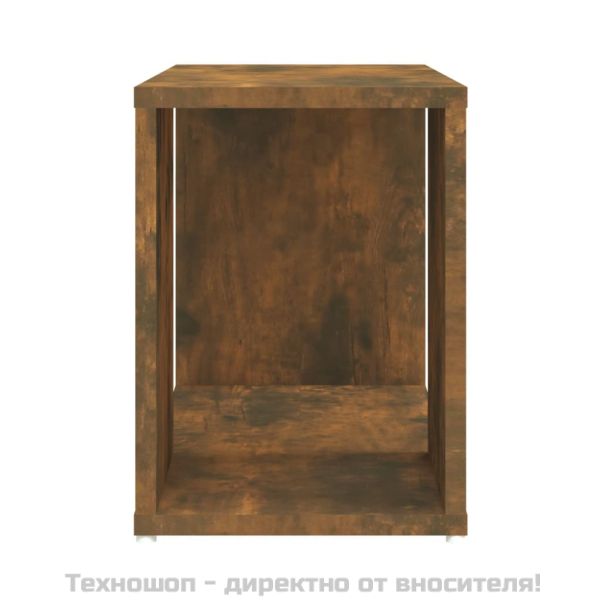 ТВ шкаф, опушен дъб, 60x24x32 см, инженерно дърво