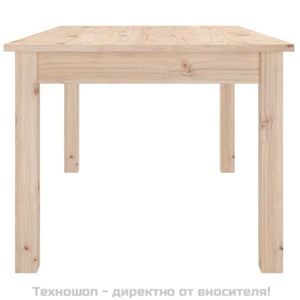 814279 Кафе маса, 80x50x40 см, борово дърво масив