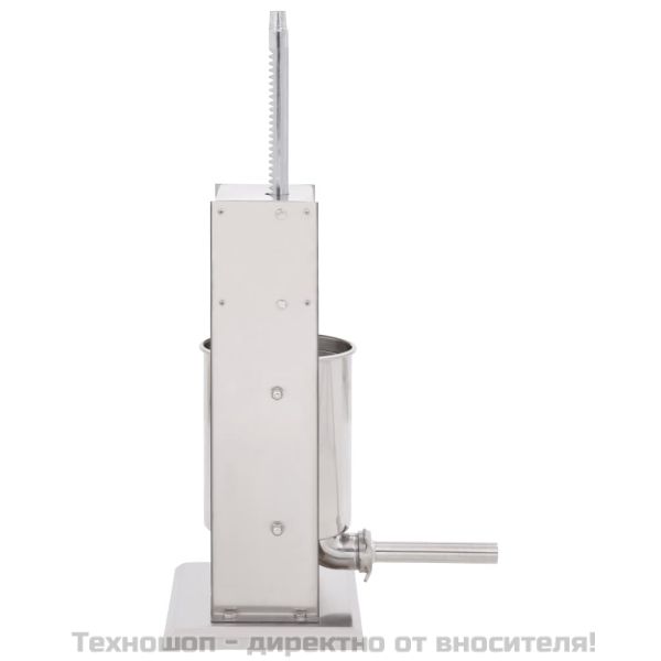 Ръчна пълначка за наденици, сребриста, 10 л, неръждаема стомана