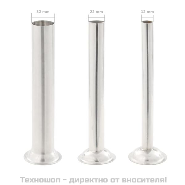 Ръчна пълначка за наденици, сребриста, 10 л, неръждаема стомана