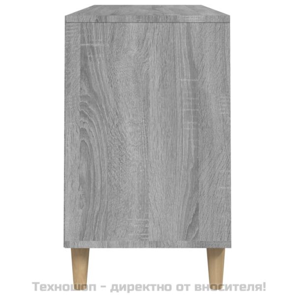 Шкаф за обувки, сив сонома, 102x36x60 см, инженерно дърво