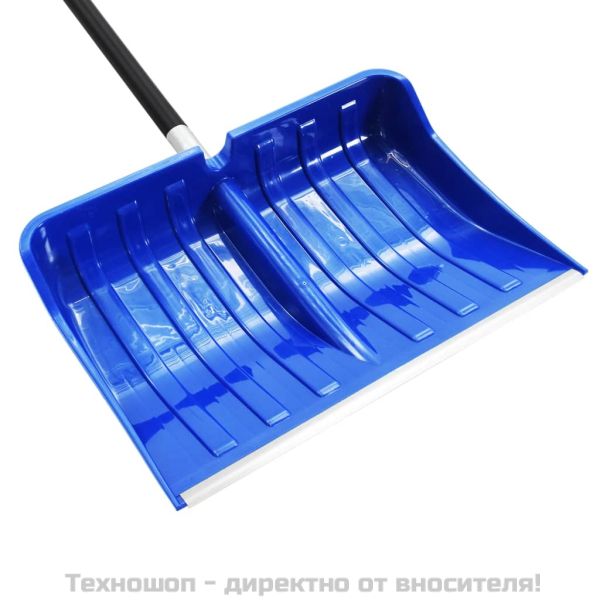 Лопата за сняг, синя, 145 см, алуминий