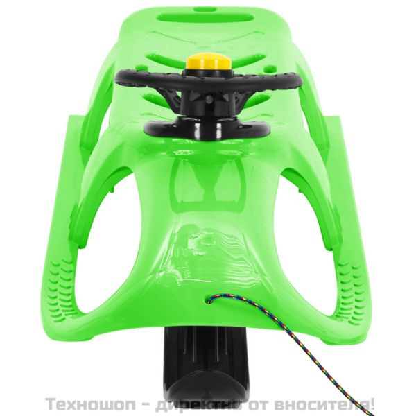 Шейна с кормило зелена 102,5x40x23 см полипропилен