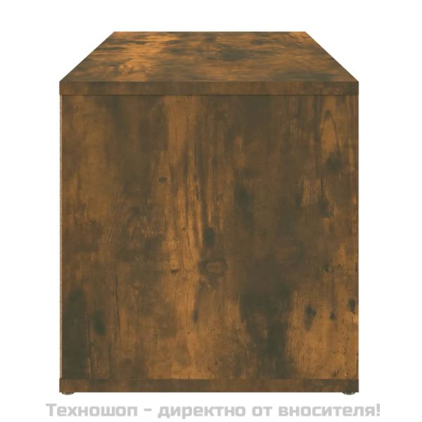 ТВ шкаф, опушен дъб, 80x34x36 см, инженерно дърво