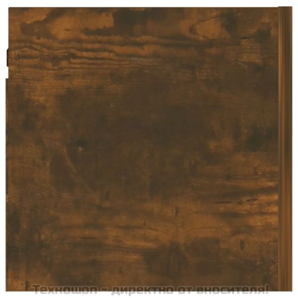 Стенен ТВ шкаф, опушен дъб, 30,5x30x30 см