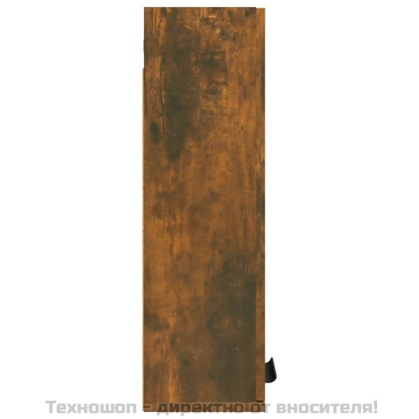Шкаф за баня за стенен монтаж, опушен дъб, 32x20x67 см