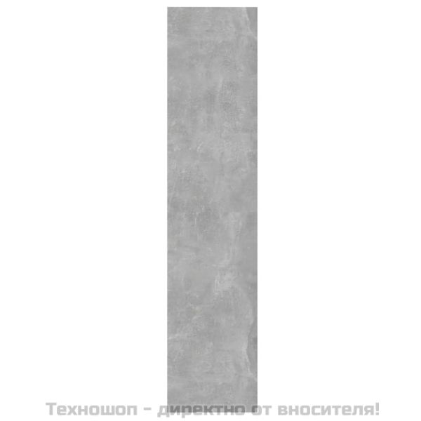 Разделител за стая, бетонно сива, 60x30x135 см, инженерно дърво