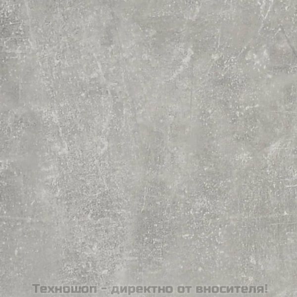 Кухненска количка, Бетонно сиво, 60x45x80 см, инженерно дърво