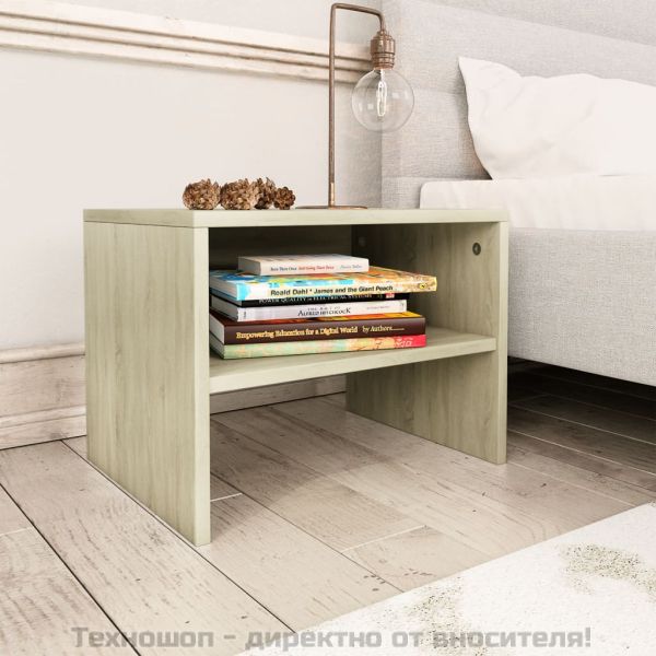 Нощни шкафчета, дъб сонома, 2 бр, 40x30x30 см, ПДЧ