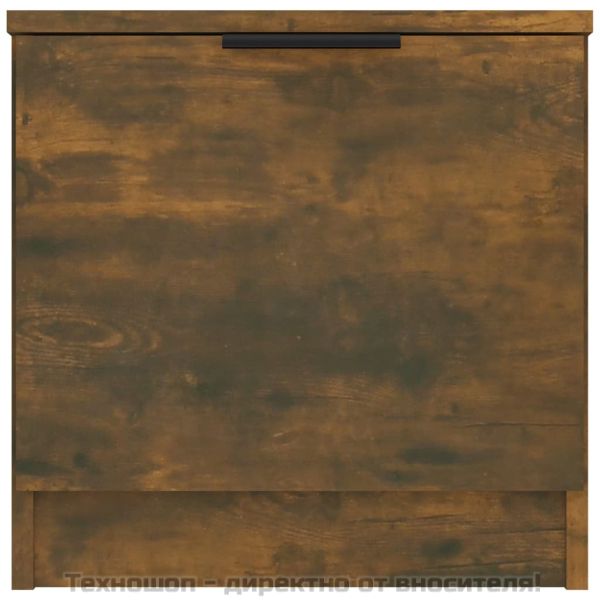 Нощни шкафчета, 2 бр, опушен дъб, 40x39x40 см