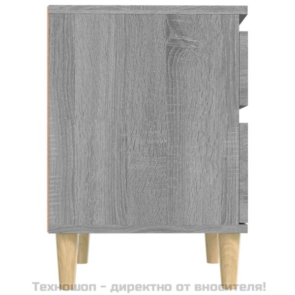 Нощно шкафче, сив сонома, 40x35x50 см