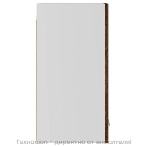 Висящ шкаф "Lyon" кафяв дъб 29,5x31x60 см, инженерно дърво