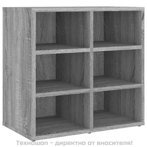 Шкаф за обувки, сив сонома, 52,5x30x50 см