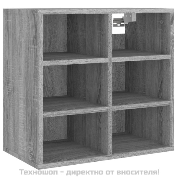 Шкаф за обувки, сив сонома, 52,5x30x50 см