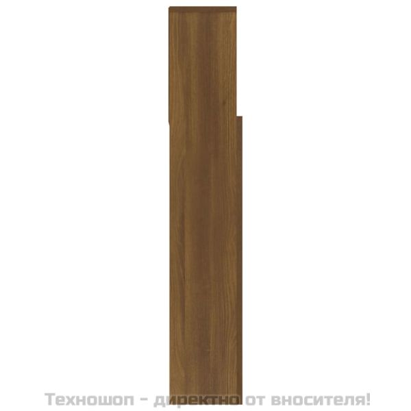 Табла за легло тип шкаф, кафяв дъб, 180x19x103,5 см