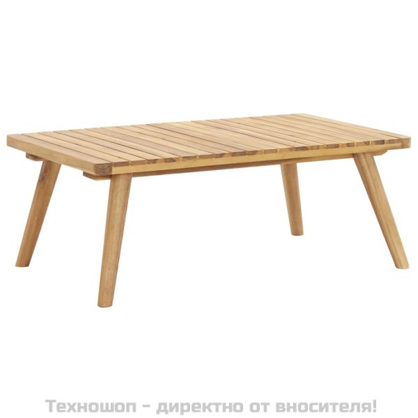 Градински лаундж комплект, 5 части, акация масив