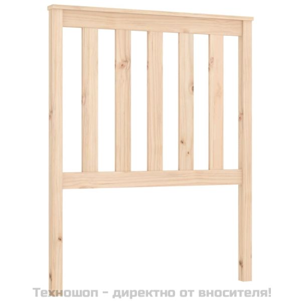 Горна табла за легло, 81x6x101 см, бор масив