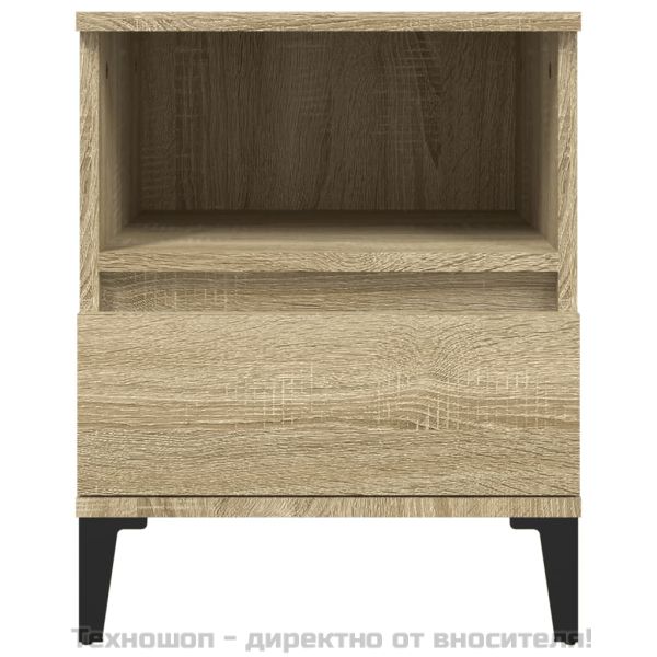 Нощно шкафче, сонома дъб, 40x35x50 см