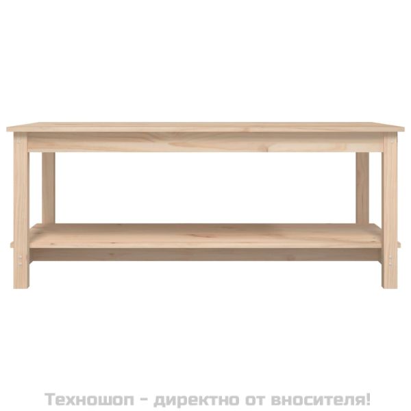 Кафе маса, 110x55x45 см, борово дърво масив