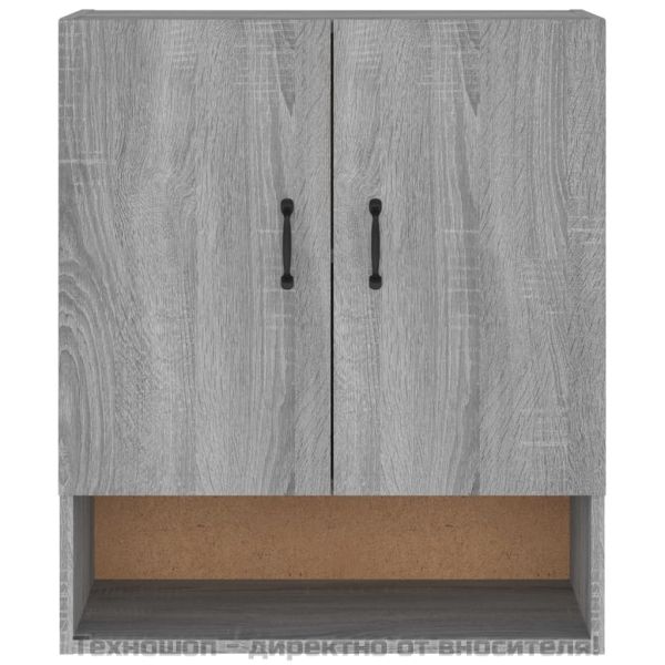 Стенен шкаф, сив сонома, 60x31x70 см, инженерно дърво