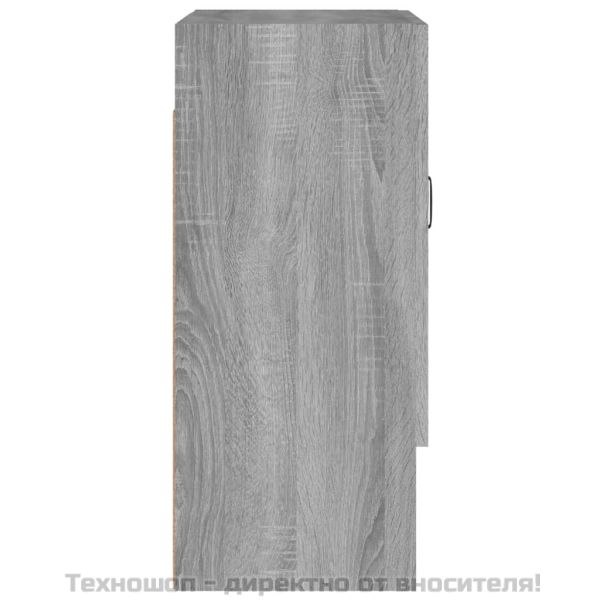 Стенен шкаф, сив сонома, 60x31x70 см, инженерно дърво