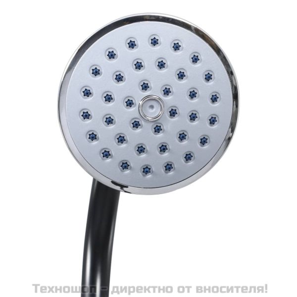 Соларен душ, черен, 215 см, 8 л