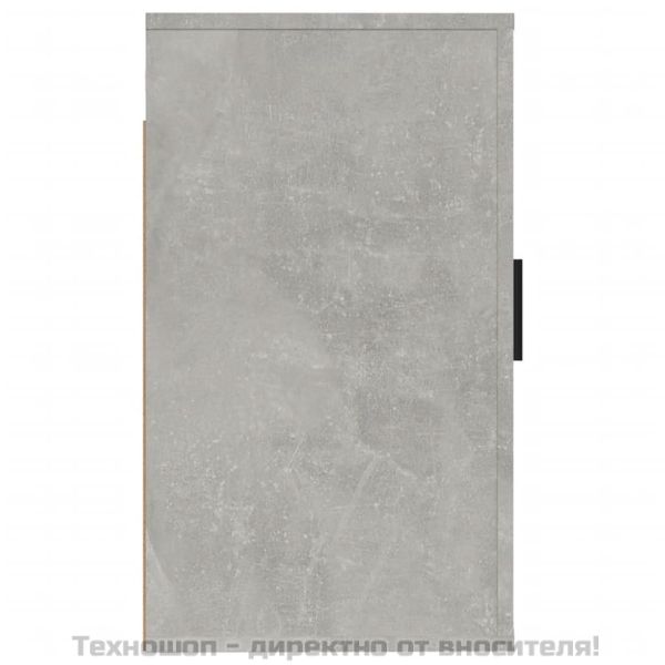 ТВ шкафове със стенен монтаж, 2 бр, бетонно сиви, 40x34,5x60 см