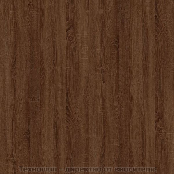 Нощна масичка, кафяв дъб, 41x40x36 см, инженерно дърво