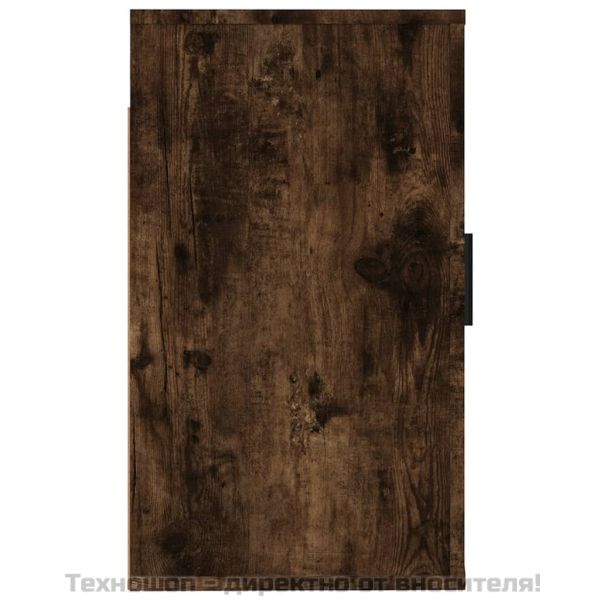 ТВ шкафове със стенен монтаж, 2 бр, опушен дъб, 40x34,5x60 см