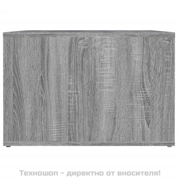 Нощна масичка, cив сонома, 57x55x36 см, инженерно дърво