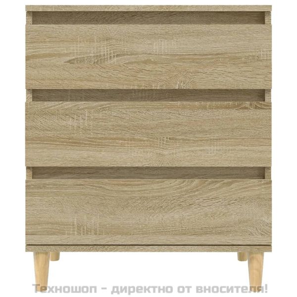 Сайдборд, дъб сонома, 60x35x70 см, инженерно дърво