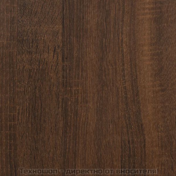 Сайдборд, Кафяв дъб, 60x35x70 см, инженерно дърво