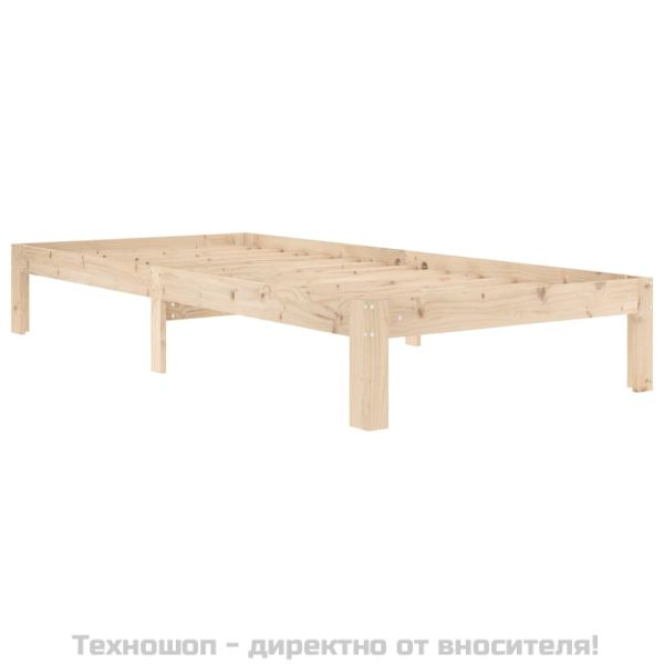Рамка за легло, бор масив, 90х200 см