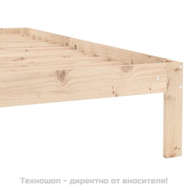 Рамка за легло, бор масив, 90х200 см