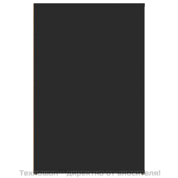 Бюро, черно, 100x49x75 см, инженерно дърво