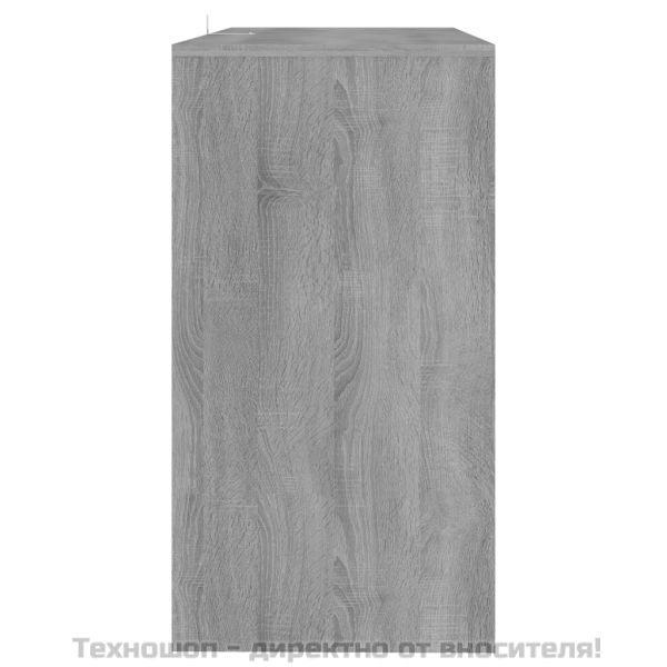 Конзолна маса, сив сонома, 89x41x76,5 см, инженерно дърво