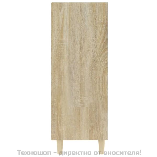 Сайдборд, дъб сонома, 69,5x32,5x90 см, инженерно дърво