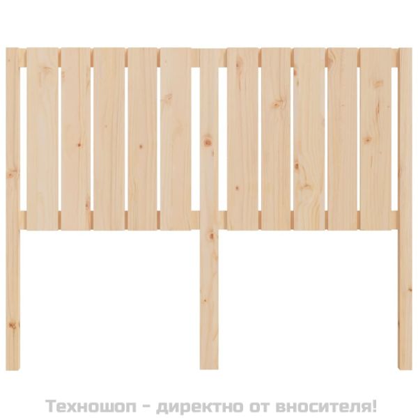 Горна табла за легло, 125,5x4x100 см, бор масив